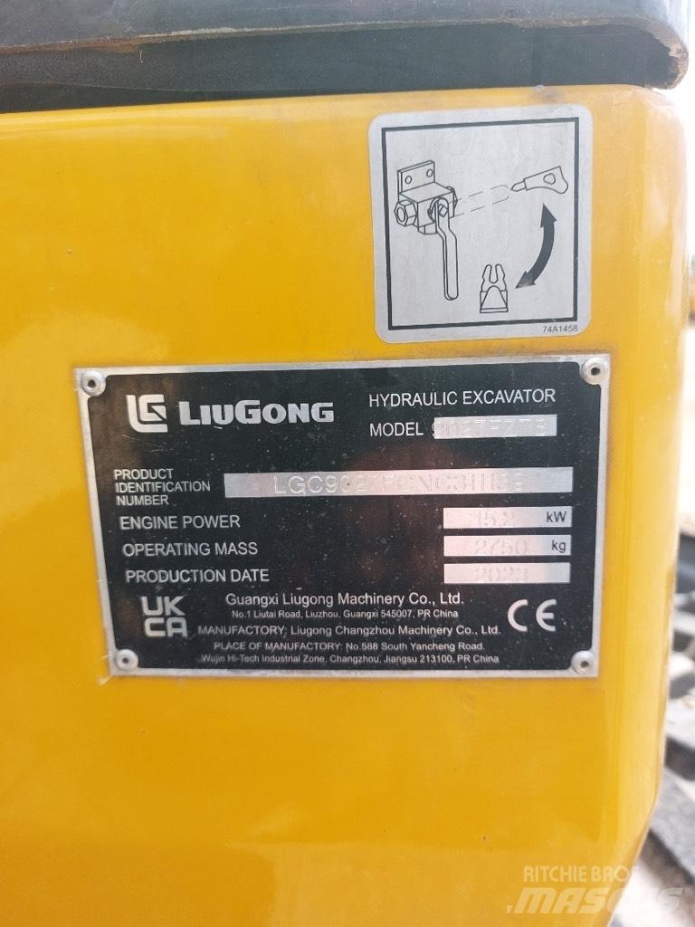 LiuGong 9027 F Miniexcavadoras