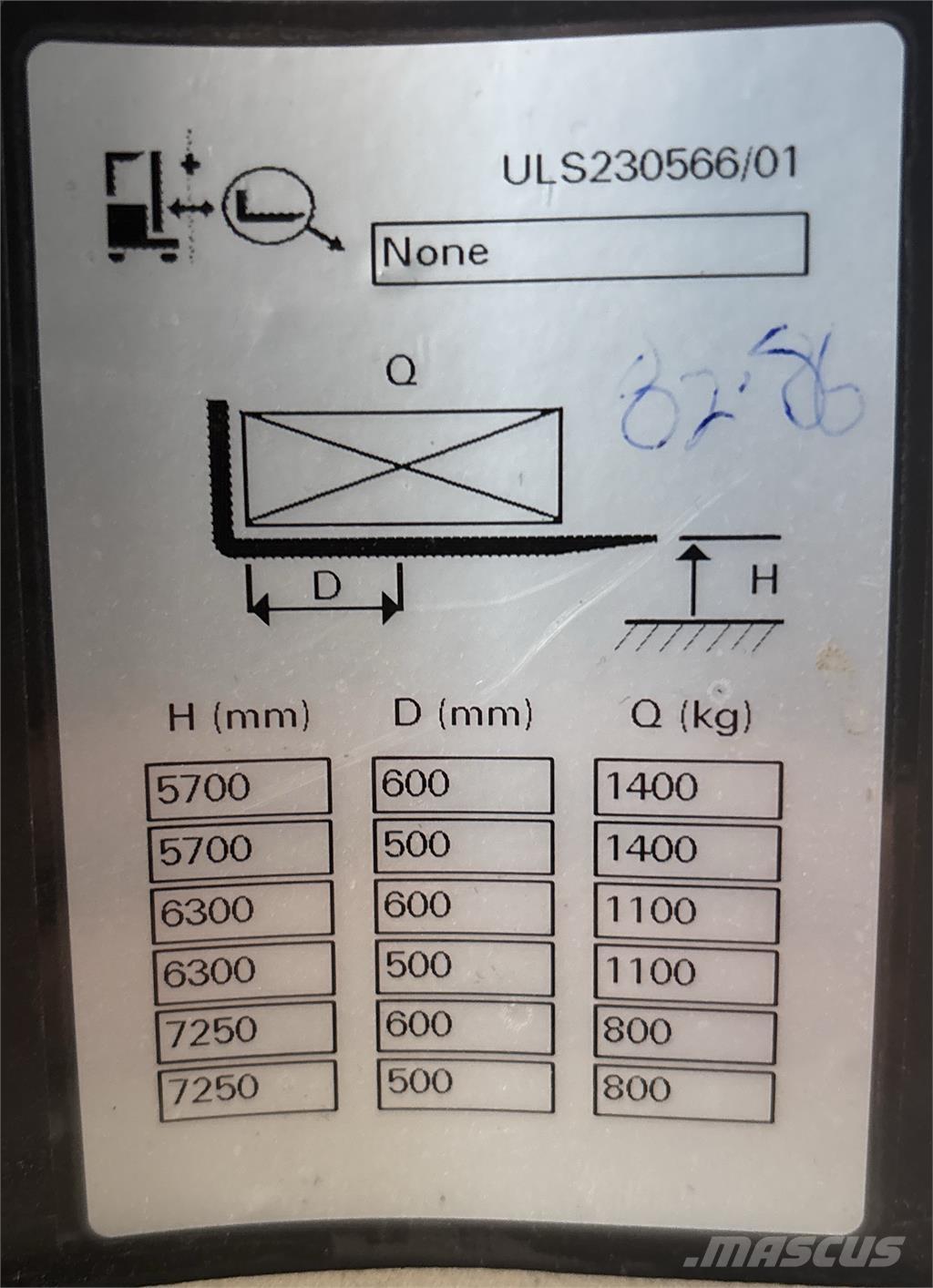 Atlet ULS140 Montacargas de alcance de gran altura