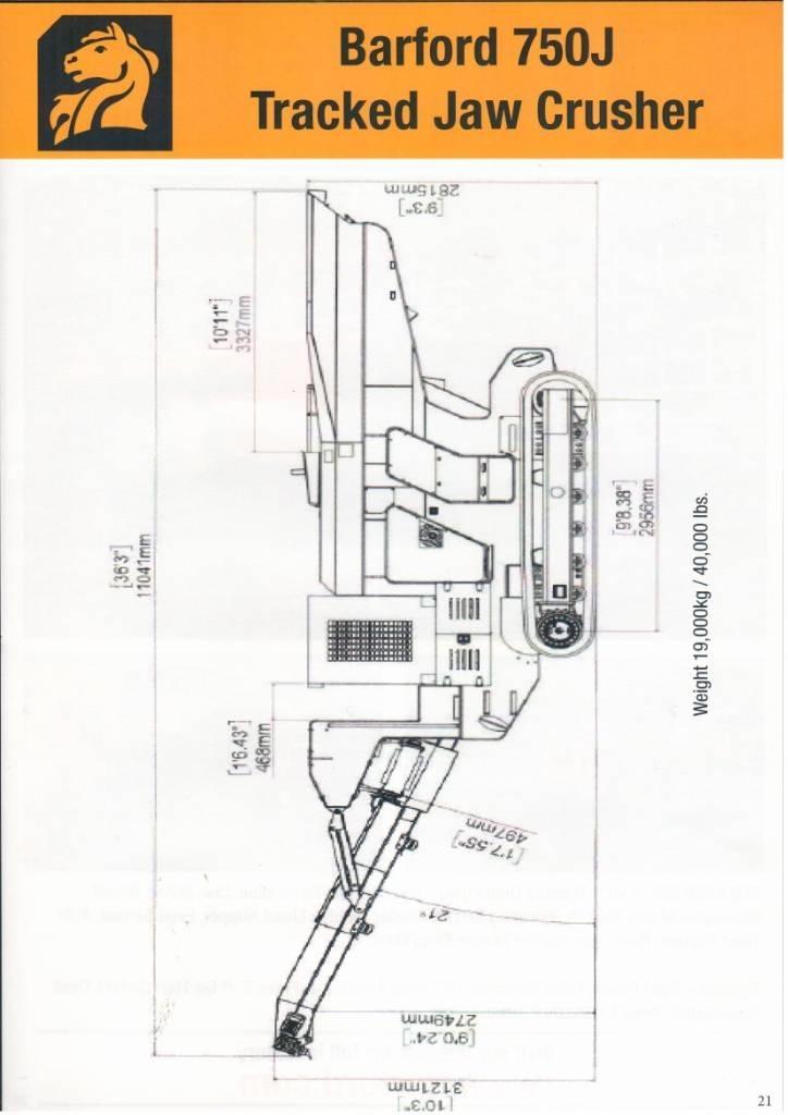 Barford 750J Machacadoras