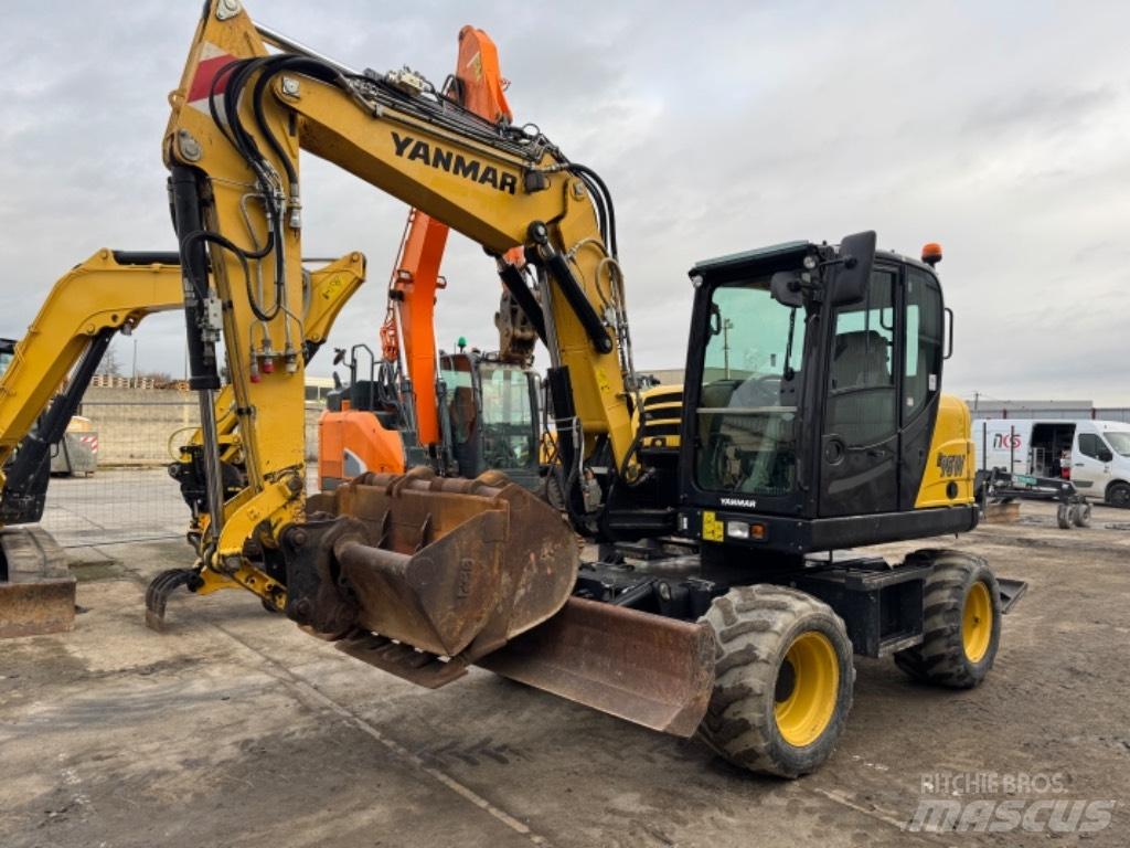 Yanmar B95W (40667) Excavadoras de ruedas