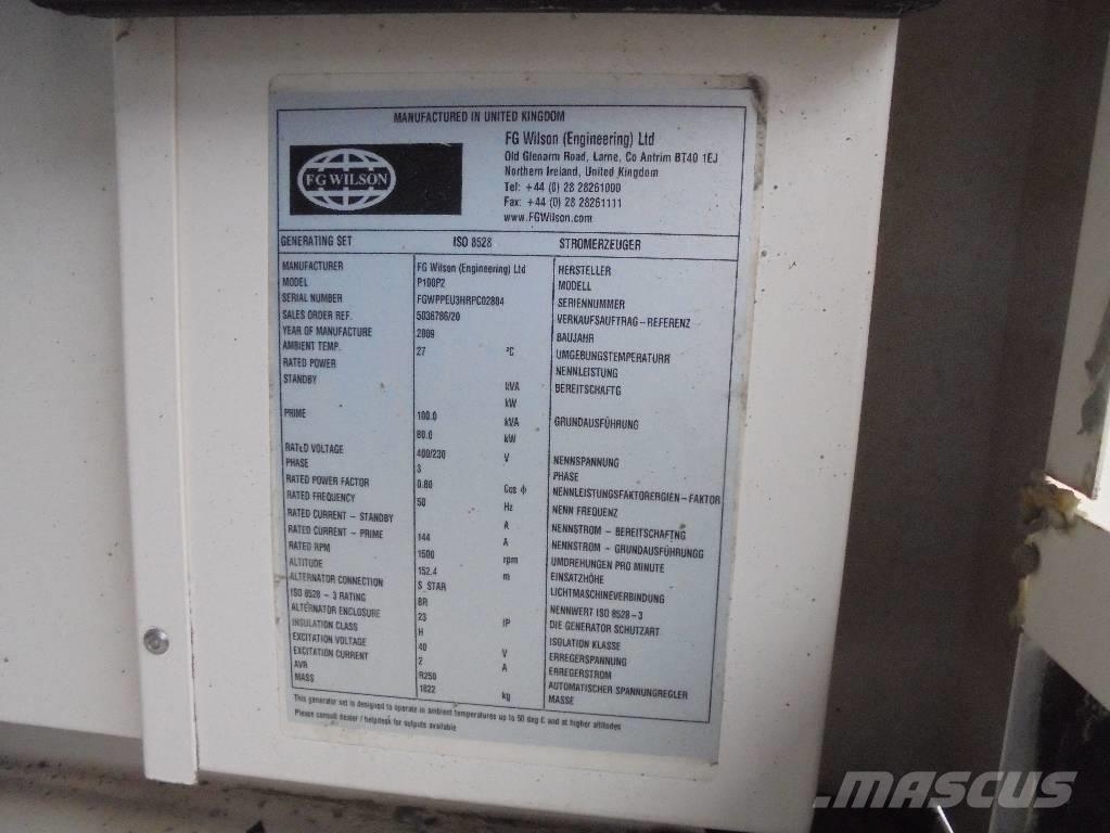 Wilson P 100 P2 Generadores diésel