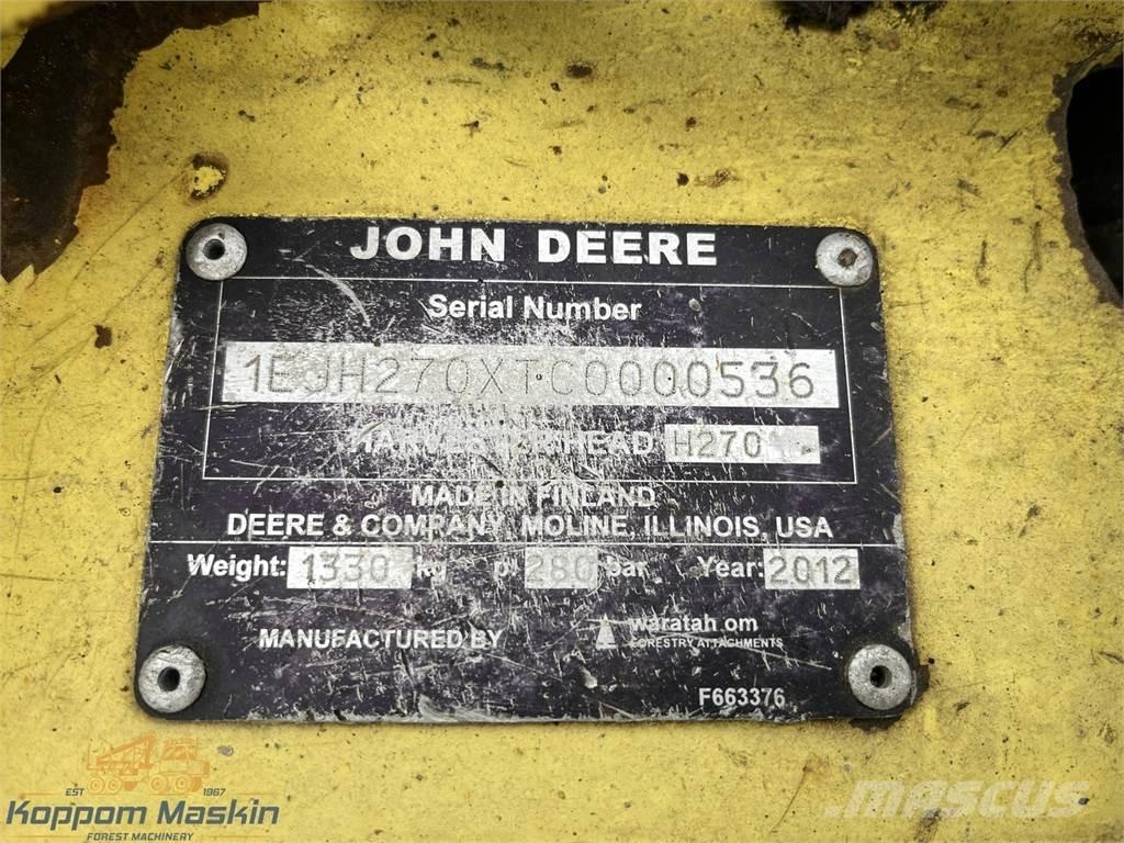 John Deere H270 Cabezales cortadores