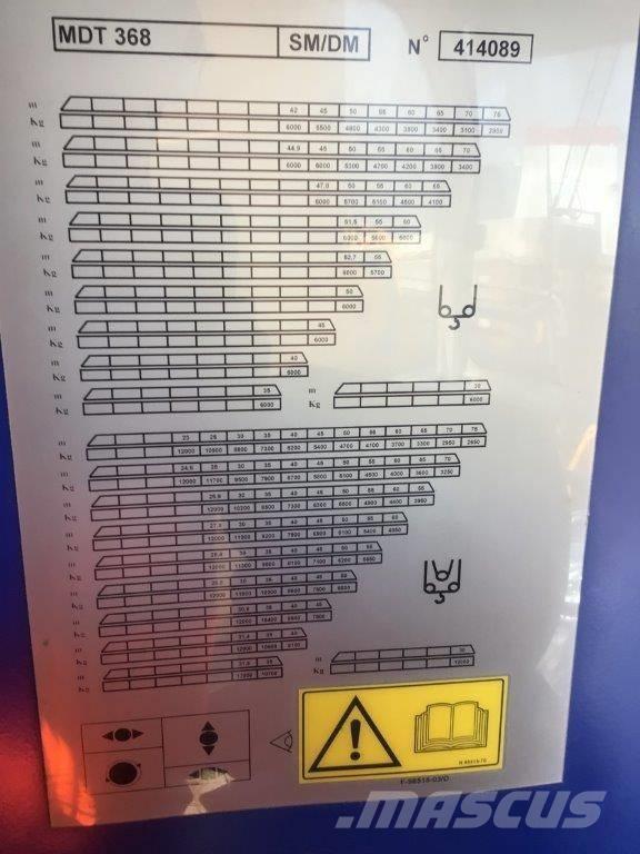 Potain MDT368 Grúas torre