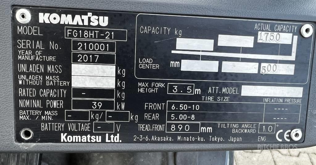 Komatsu FG15HT-21 Camiones LPG