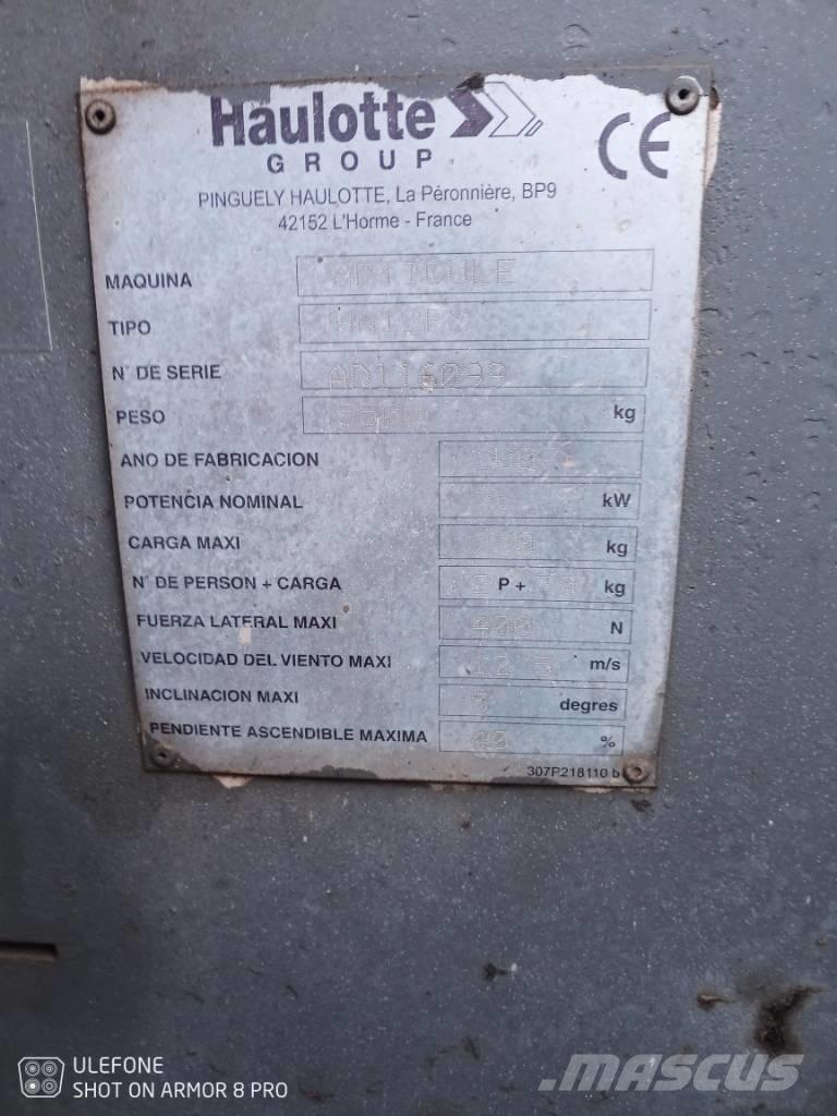 Haulotte HA 12 PX Plataformas con brazo de elevación manual