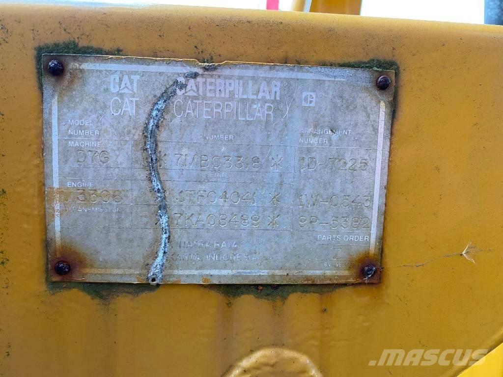CAT D 7 G Buldozer sobre oruga