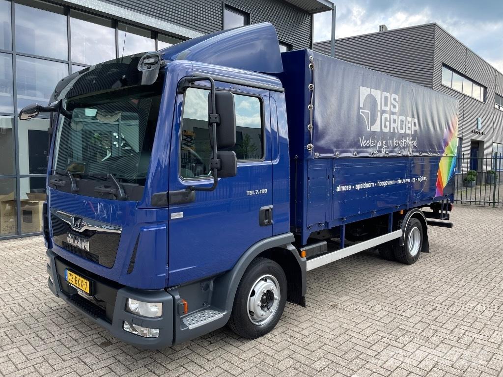 MAN TGL 7.190 Camiones de caja de lona