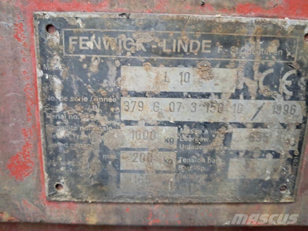 Linde L10 Montacargas manual