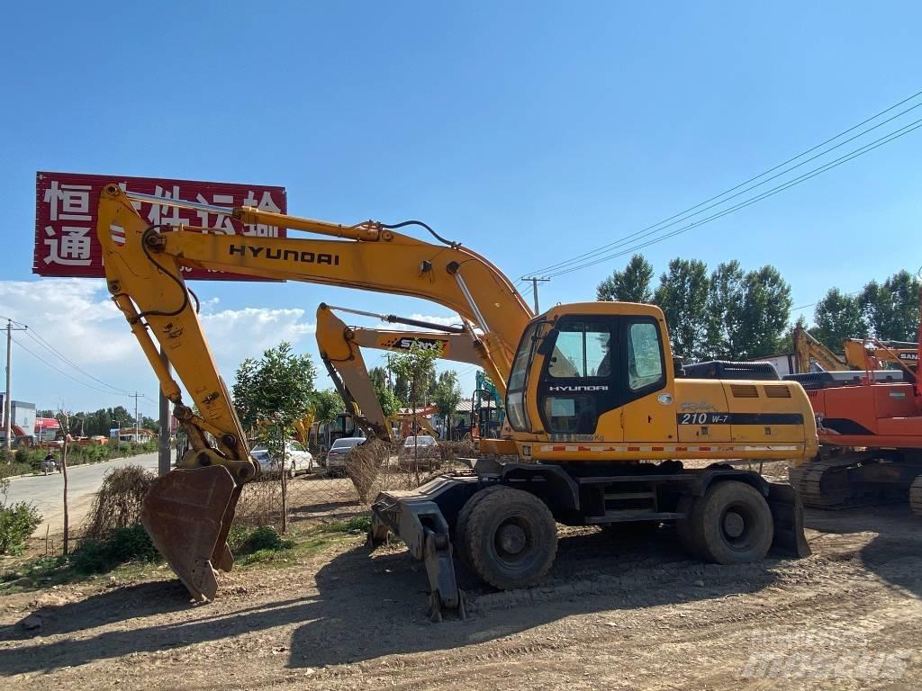 Hyundai 210w Excavadoras de ruedas