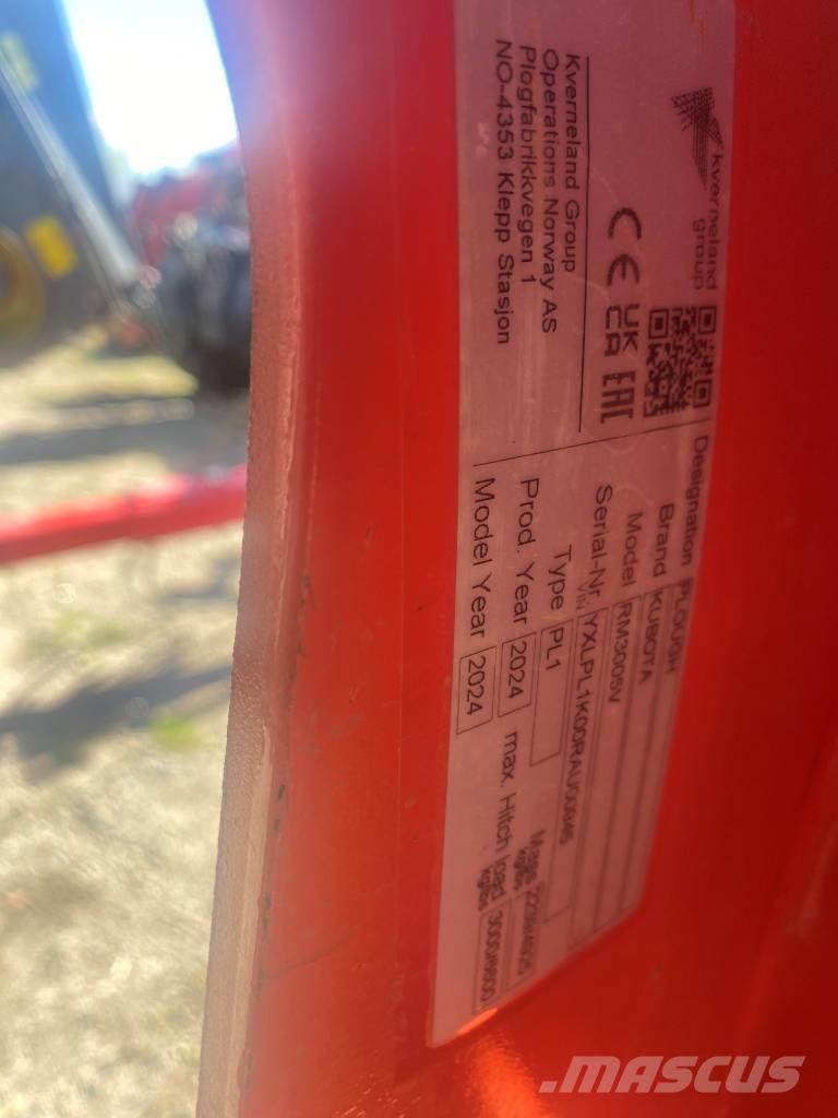 Kubota RM 300 SV Arados reversibles