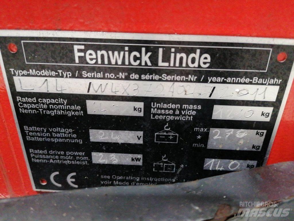 Linde L14 Montacargas manual