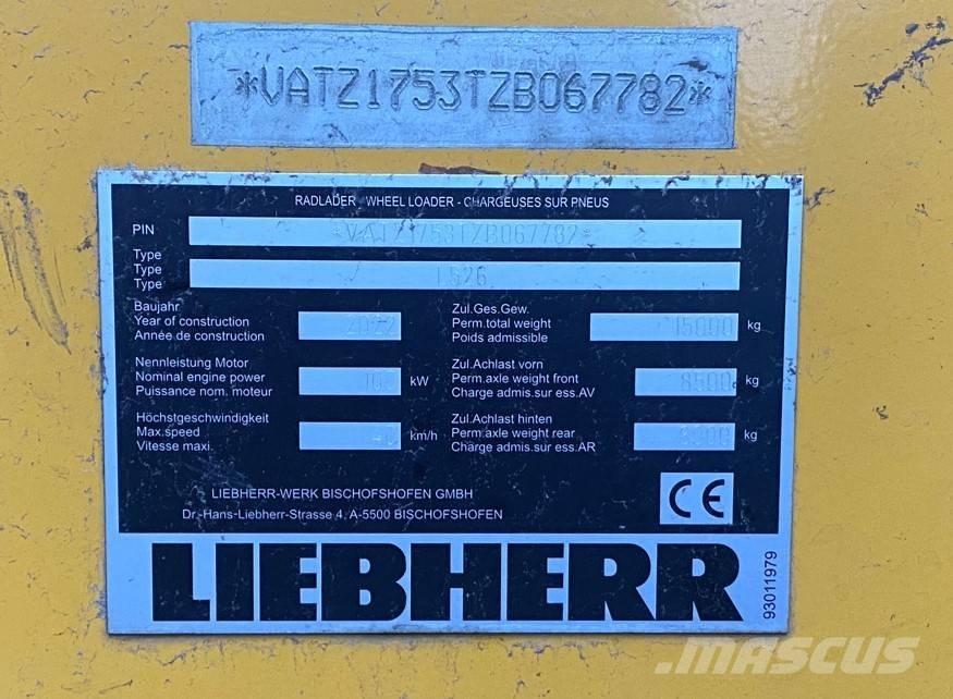 Liebherr L 526 Cargadoras sobre ruedas