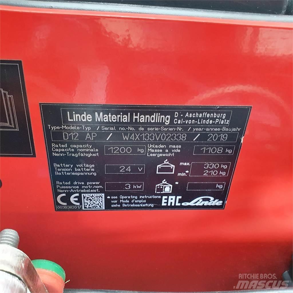 Linde D12AP Montacargas manual