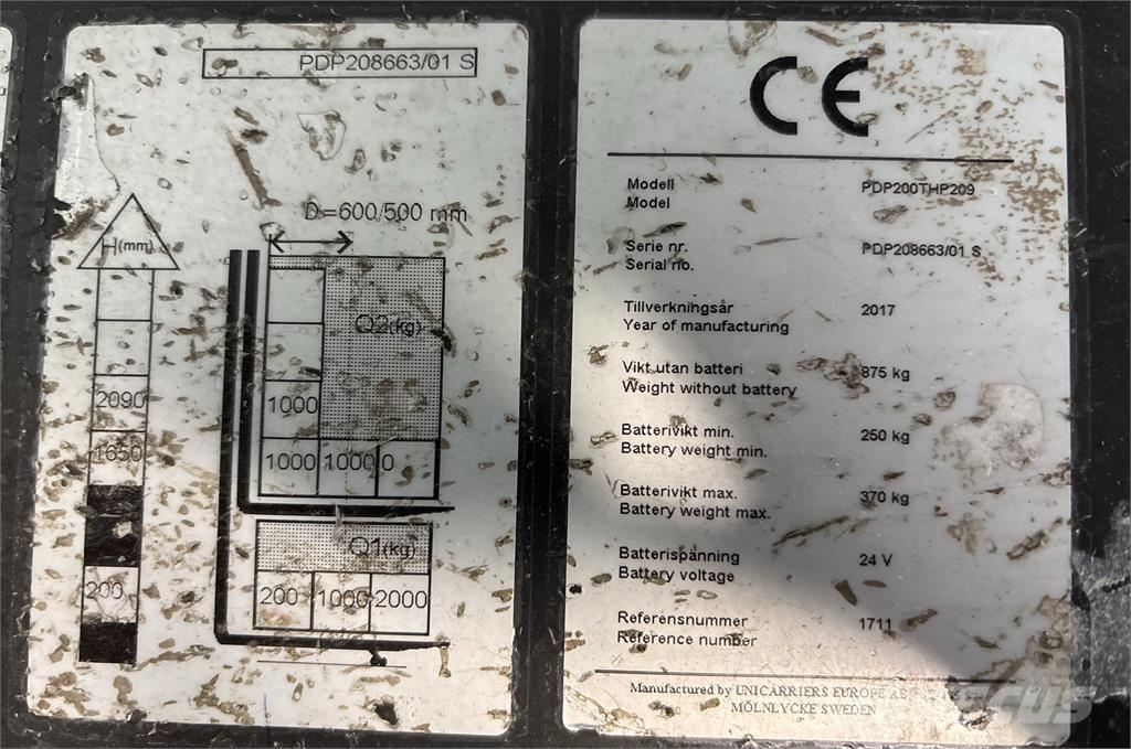 Atlet PDP200 Apiladoras eléctricos