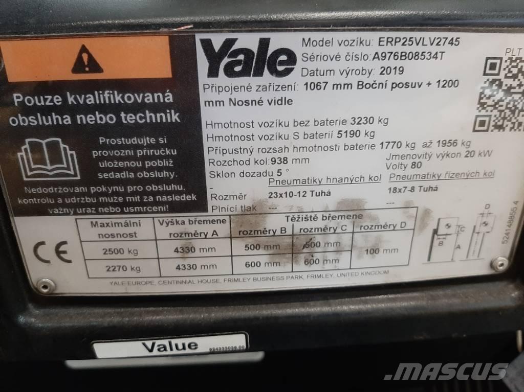 Yale ERP 25 VL Carretillas de horquilla eléctrica