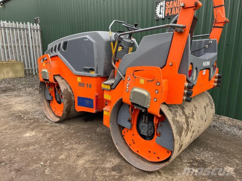 Hamm HD 14 VV Rodillos de doble tambor