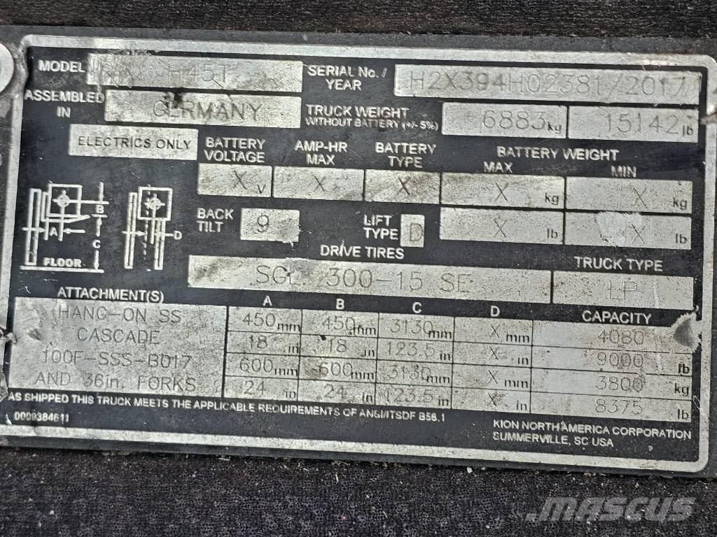 Linde H45T Camiones LPG