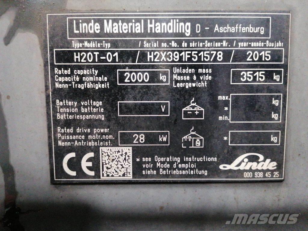 Linde H20T-01 Camiones LPG