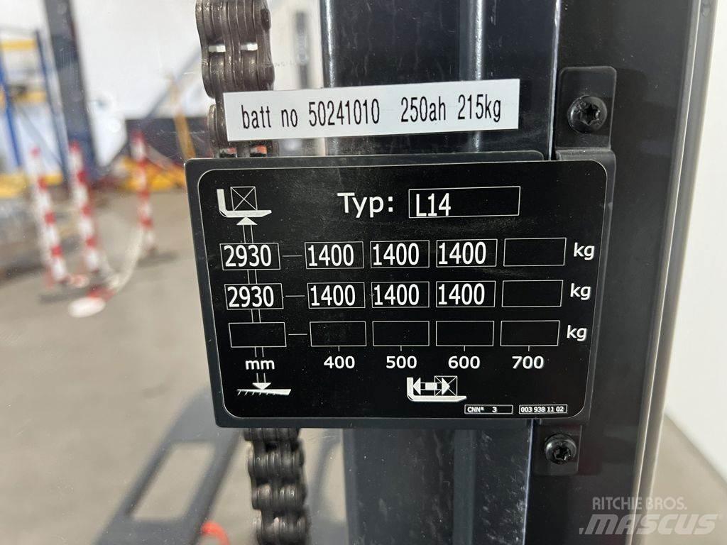 Linde L14 Montacargas manual