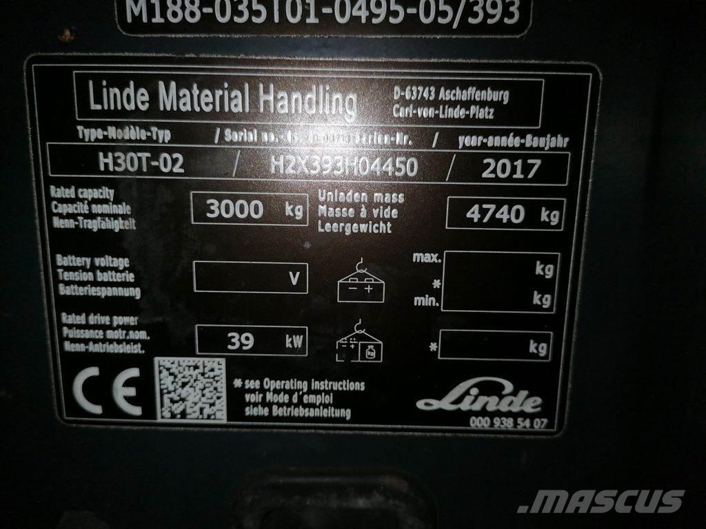 Linde H30T-02 Camiones LPG