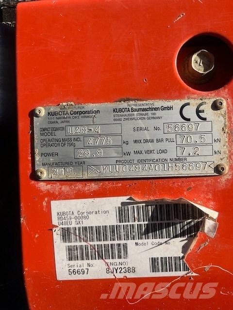 Kubota U 48-4 Miniexcavadoras