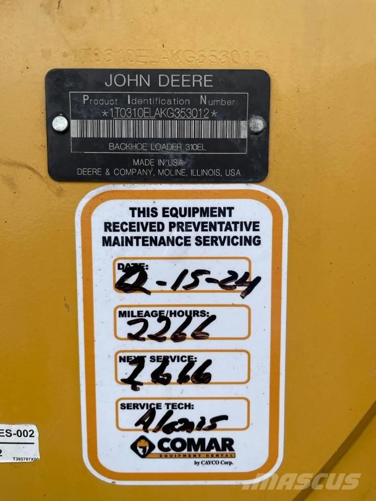 John Deere 310L EP Retrocargadoras