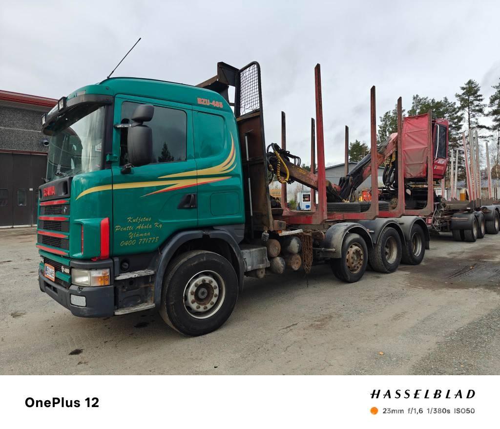 Scania R 164 8X4 Transportes de madera