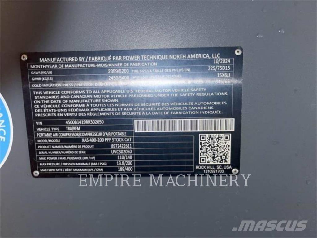 Atlas Copco XAS400CD Compresoras