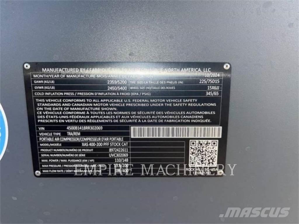 Atlas Copco XAS400CD Compresoras