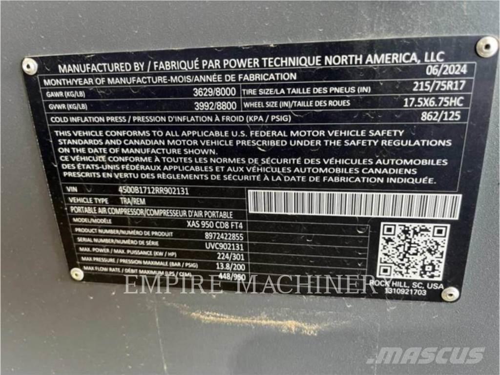 Atlas Copco XAS950CD Compresoras