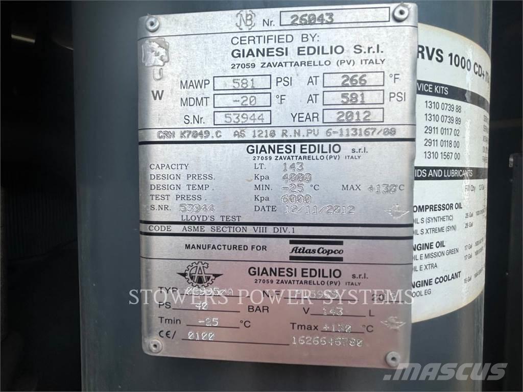 Atlas Copco XRVS1000 Secadoras de aire comprimido