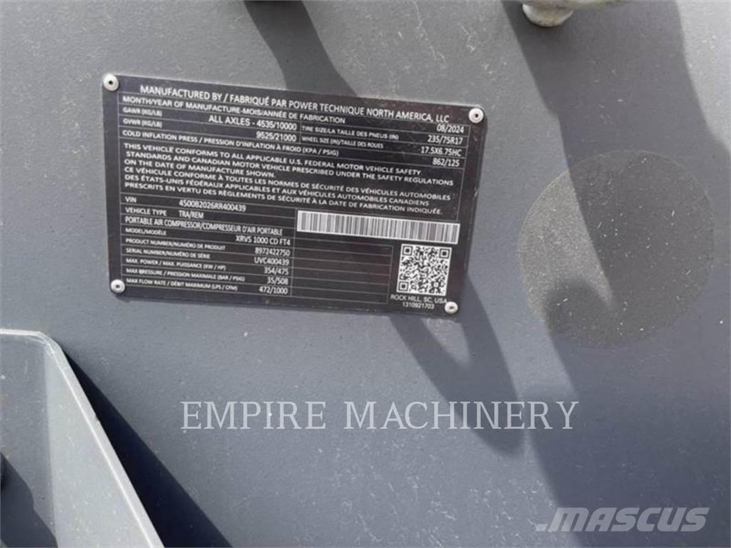 Atlas Copco XRVS1000CD Compresoras