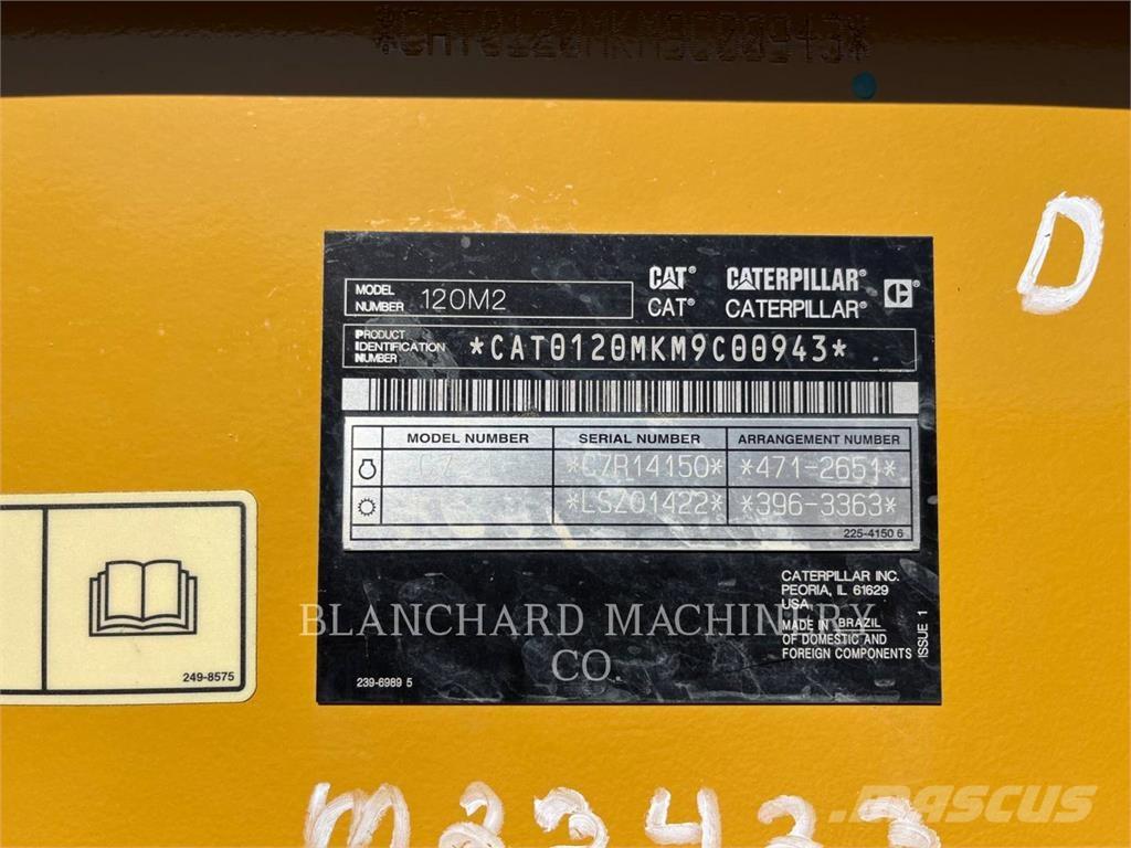 CAT 120M2 Niveladoras