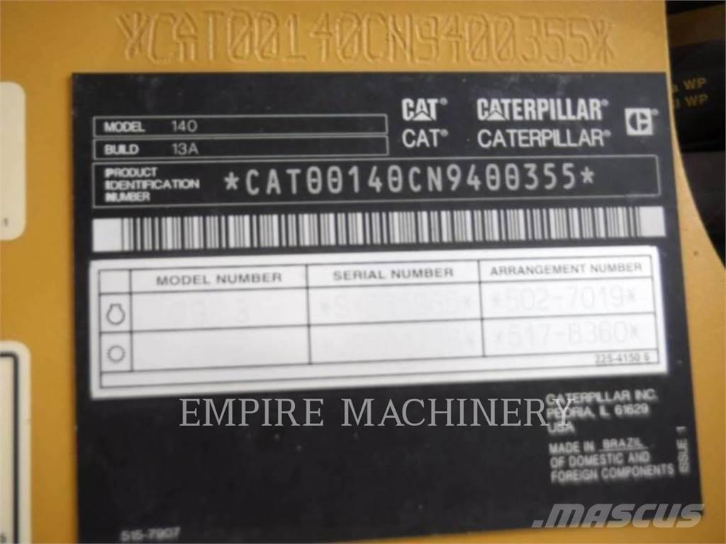 CAT 140-13 Niveladoras