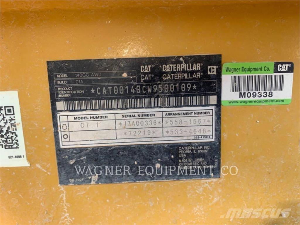 CAT 140GC AWD Niveladoras