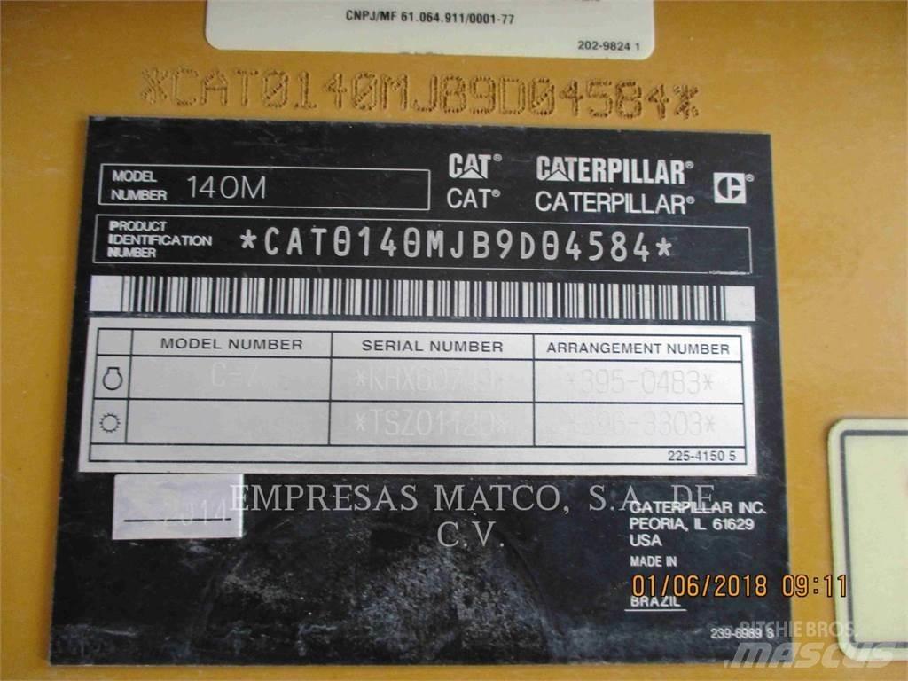 CAT 140M Niveladoras