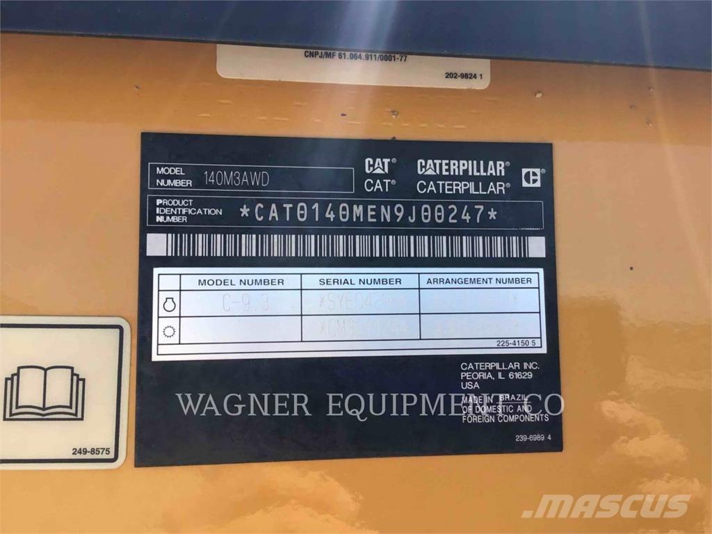 CAT 140M3 AWD Niveladoras