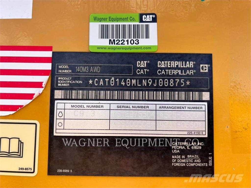 CAT 140M3 AWD Niveladoras