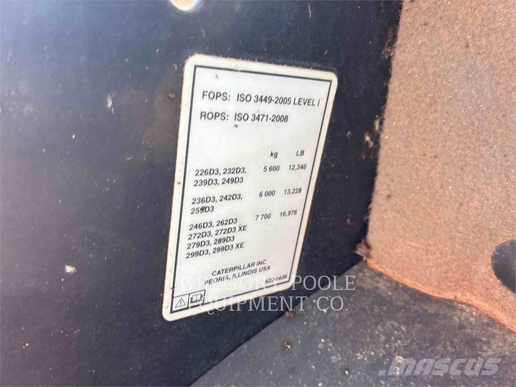CAT 259D3 Cargadoras sobre orugas