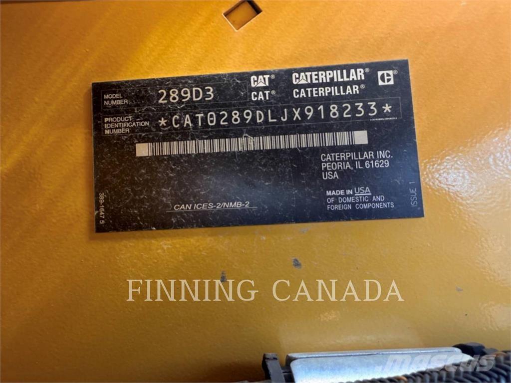 CAT 289D3 Cargadoras sobre orugas