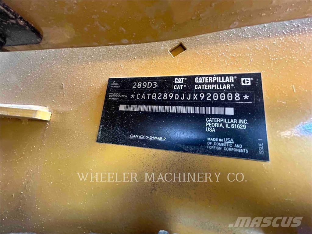 CAT 289D3 C3HF Cargadoras sobre orugas