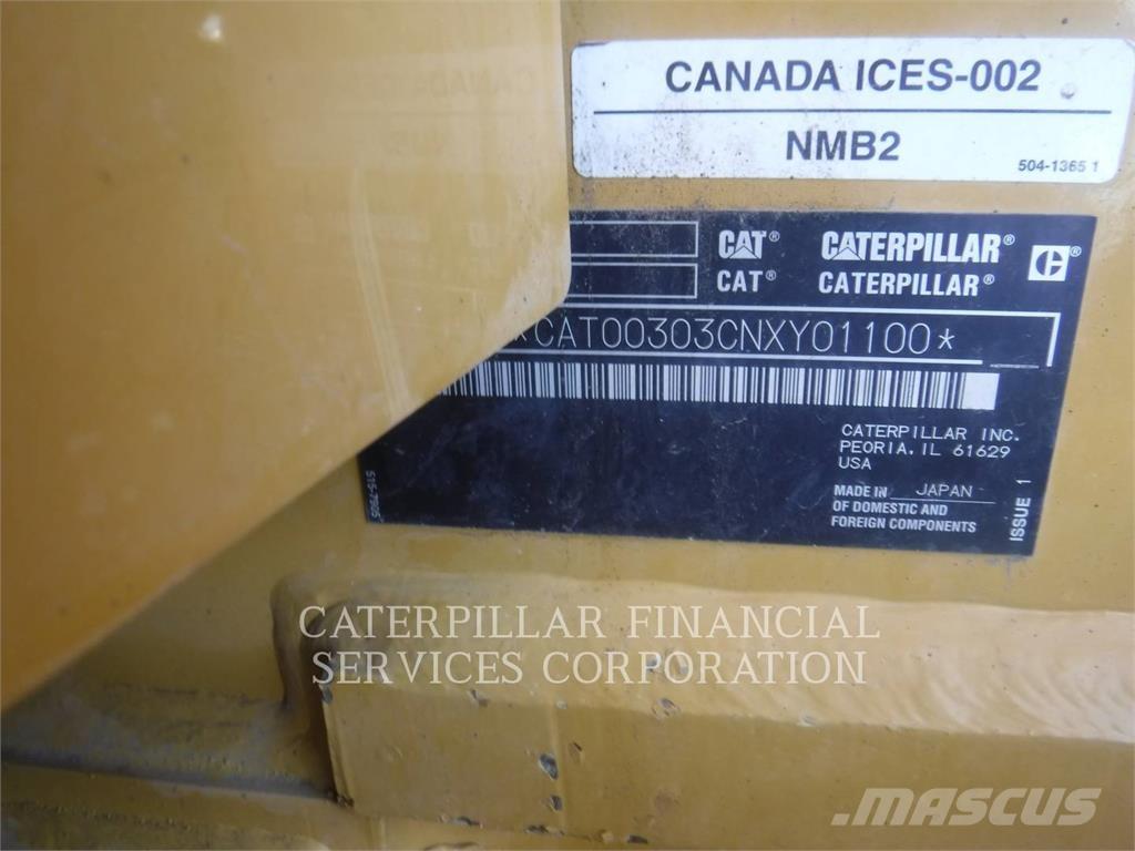 CAT 303-07CR Excavadoras sobre orugas