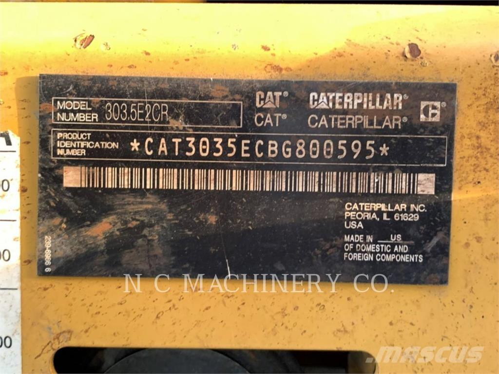 CAT 303.5E2CRN Excavadoras sobre orugas