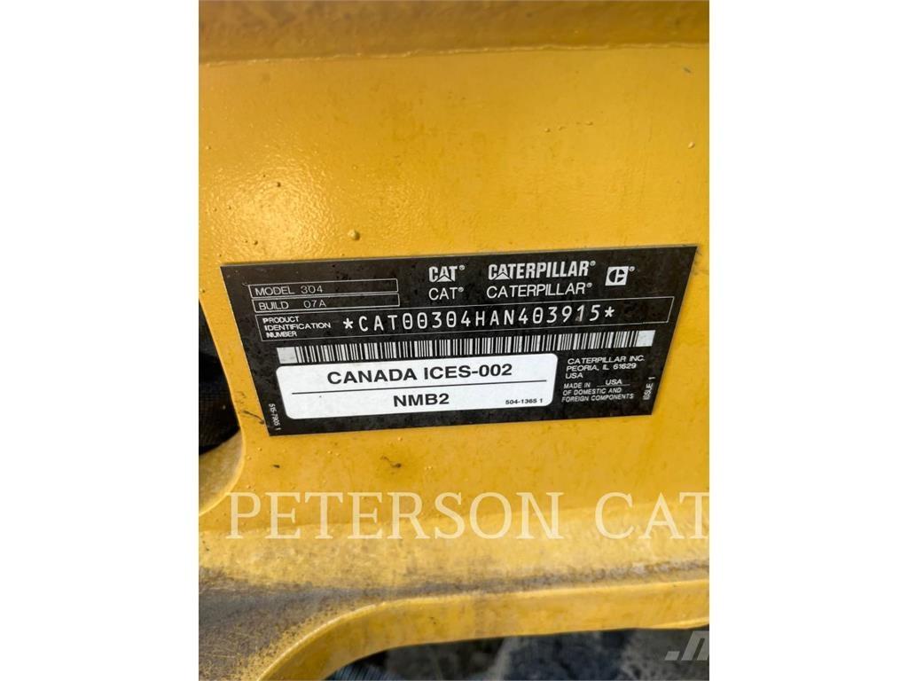 CAT 304 Excavadoras sobre orugas