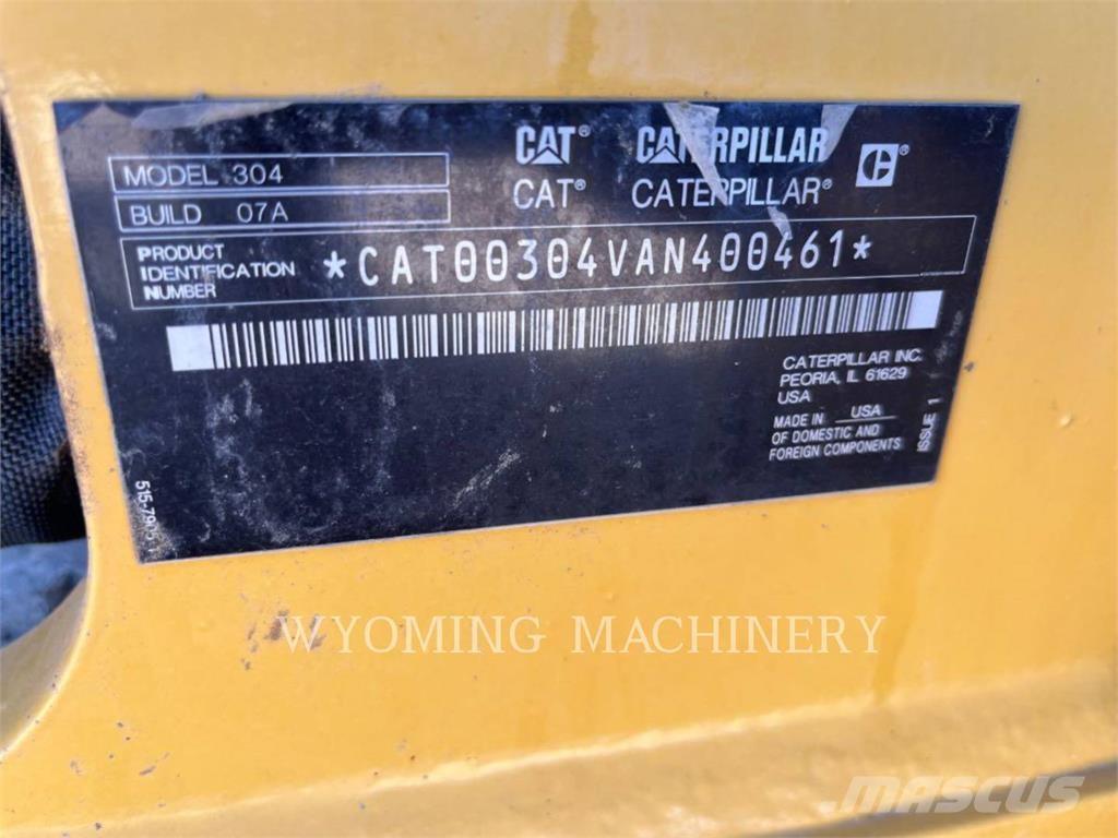 CAT 304 Excavadoras sobre orugas