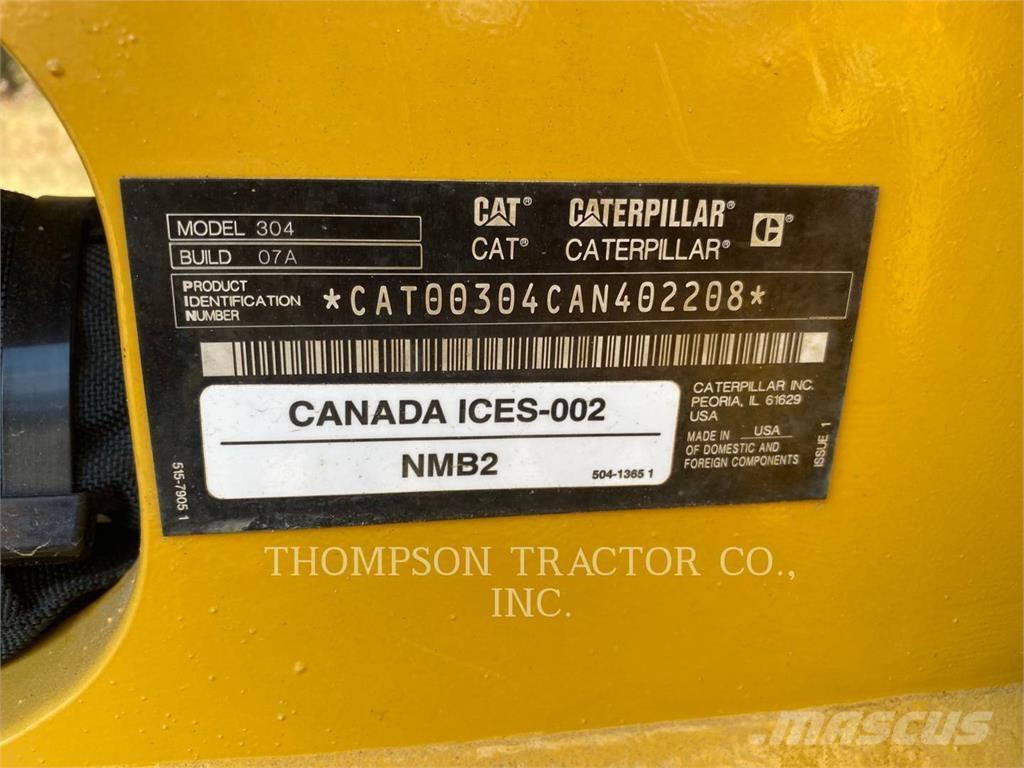 CAT 304 Excavadoras sobre orugas