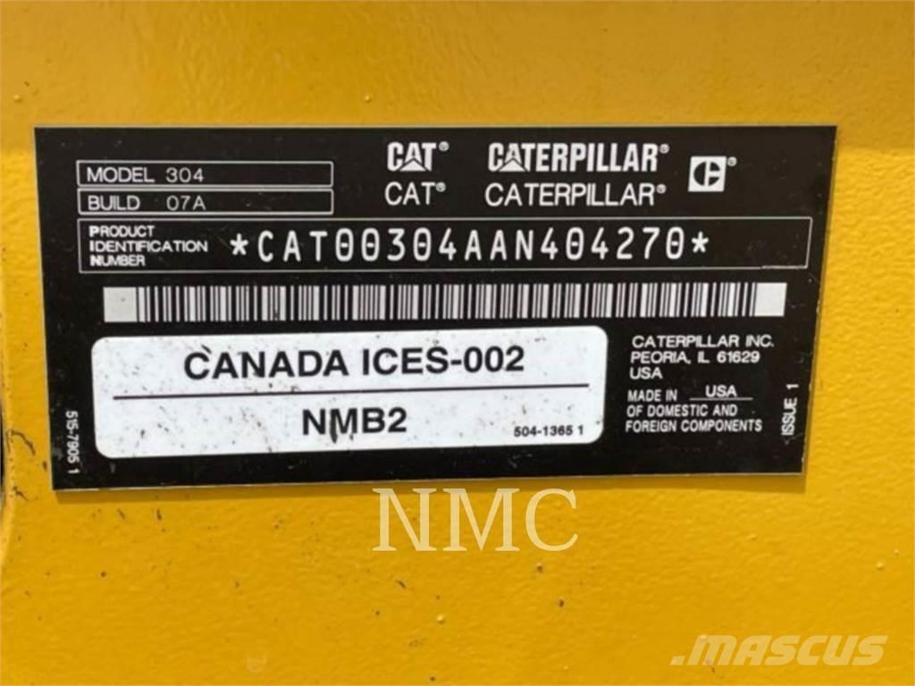 CAT 304-07 Excavadoras sobre orugas