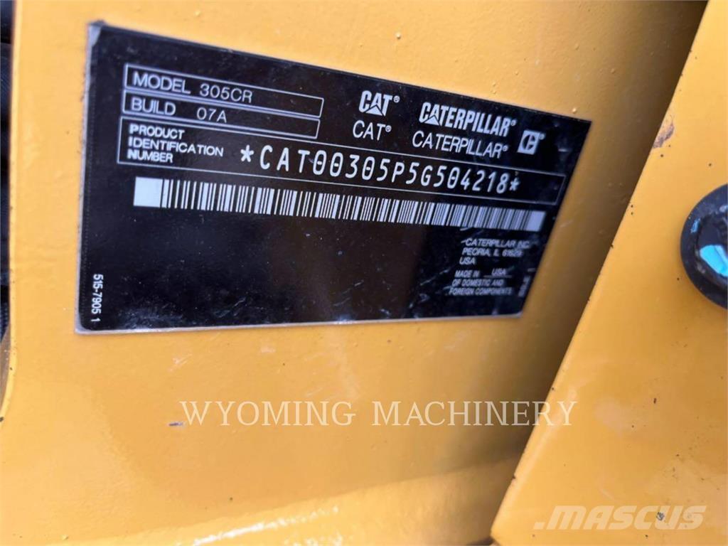 CAT 305 Excavadoras sobre orugas
