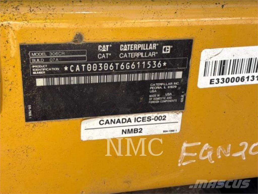 CAT 306-07CR Excavadoras sobre orugas