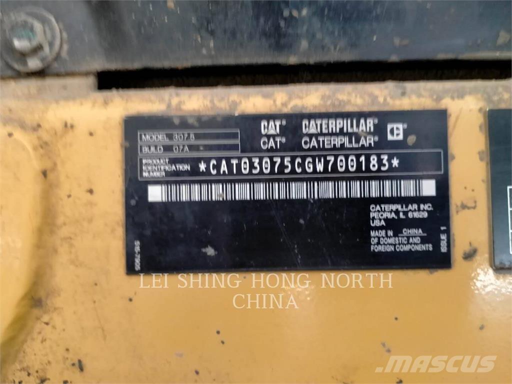 CAT 307.5 Excavadoras sobre orugas